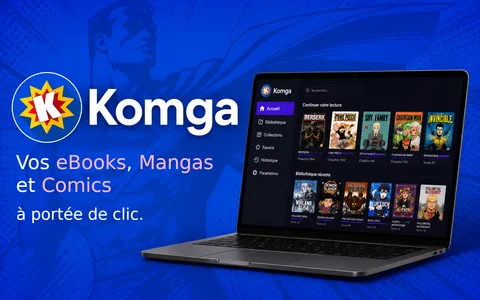 Komga : vos eBooks, mangas et comics à portée de clic