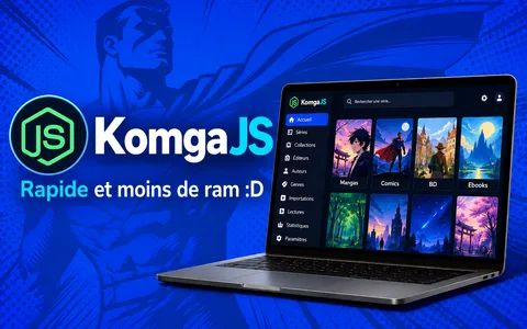KomgaJS : Komga en Node.js, six fois moins de RAM